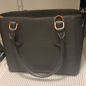 DAGNE DOVER midi tote graphite